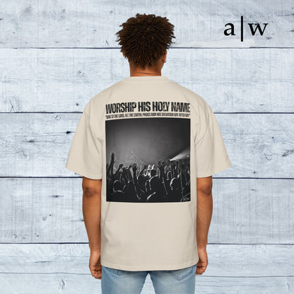 worship | oversized heavy tee