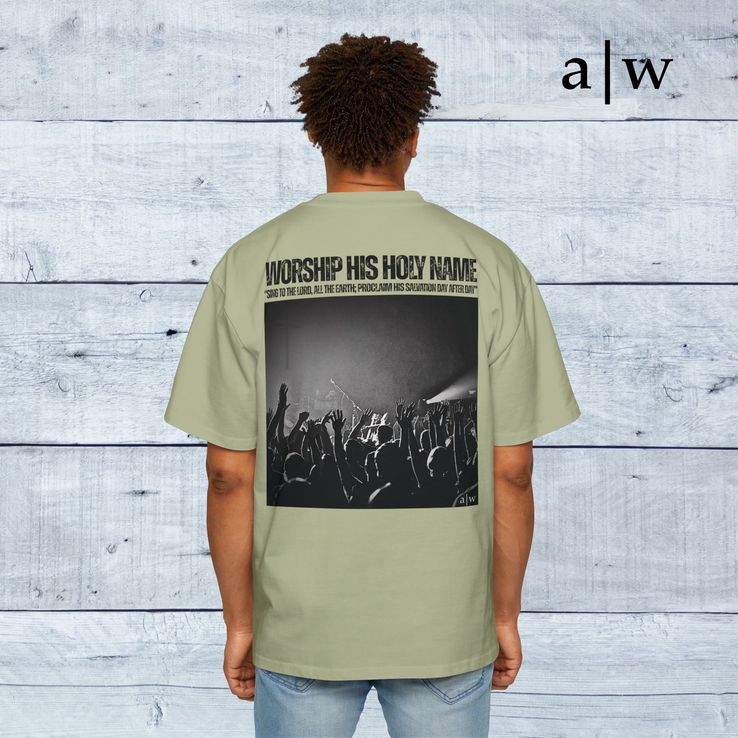 worship | oversized heavy tee