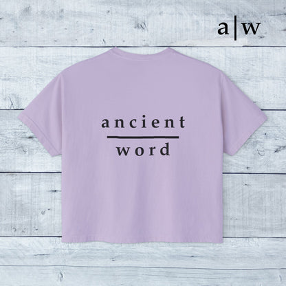 God over all | women's boxy tee