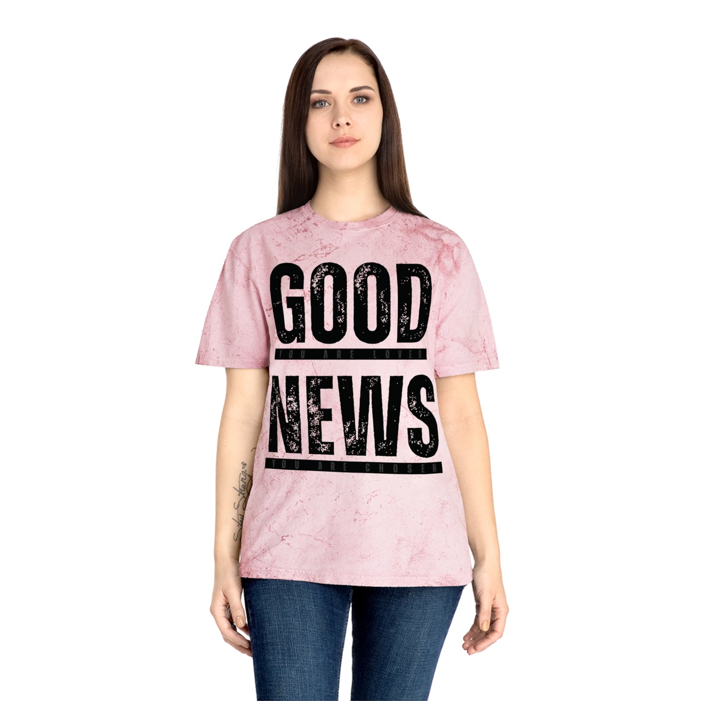 good news | color blast tee