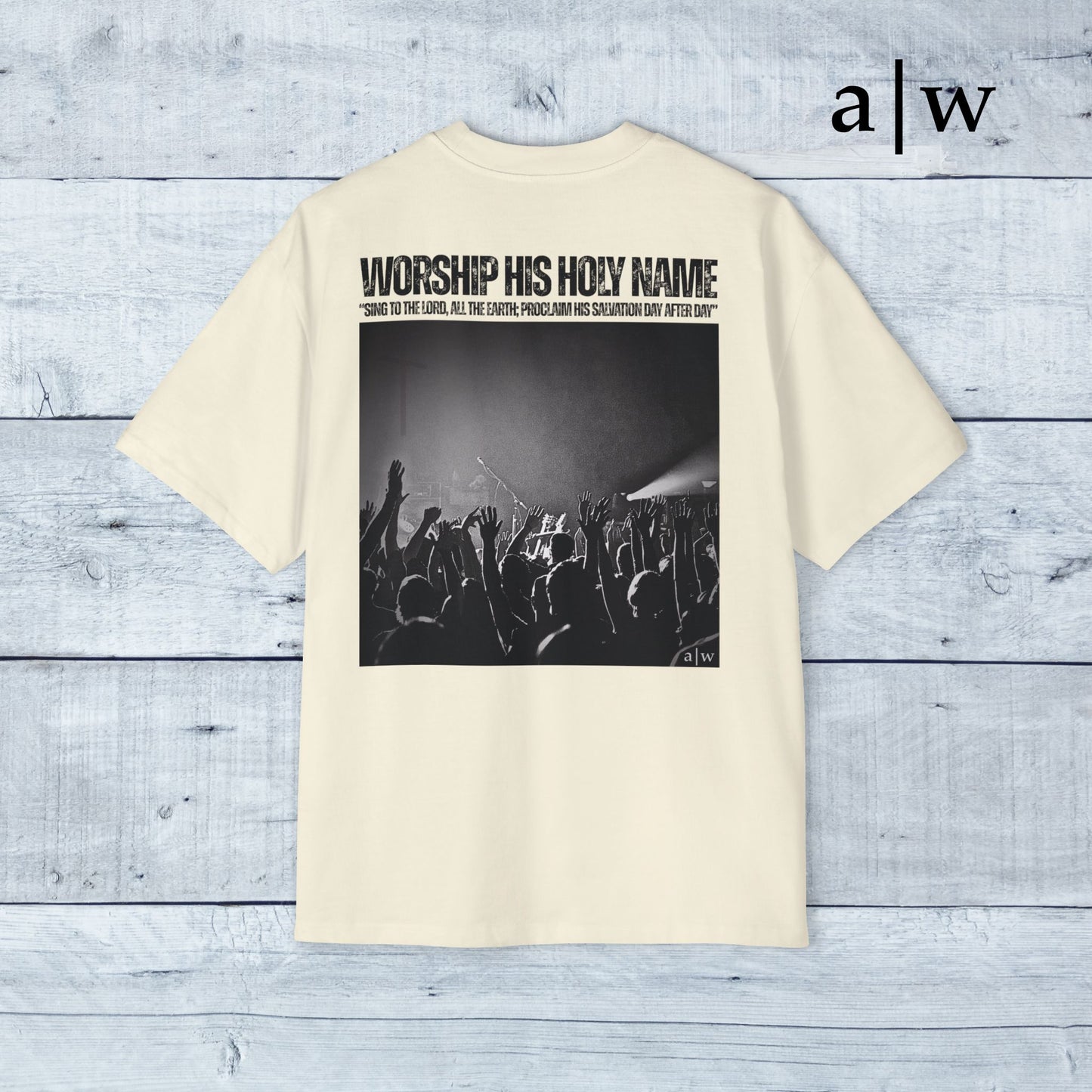 worship | oversized heavy tee