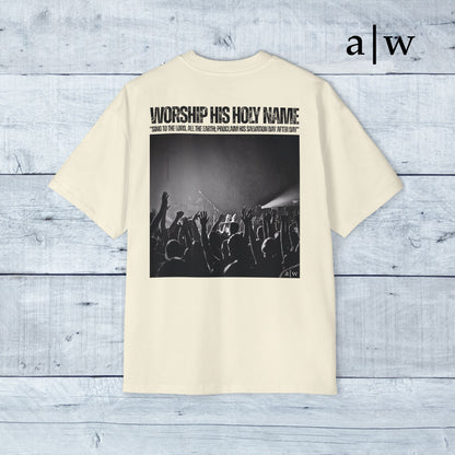 worship | oversized heavy tee