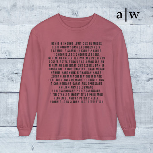 sixty-six books | long sleeve tee