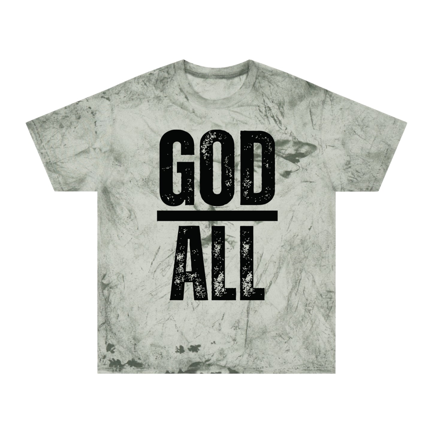 God over all | color blast tee