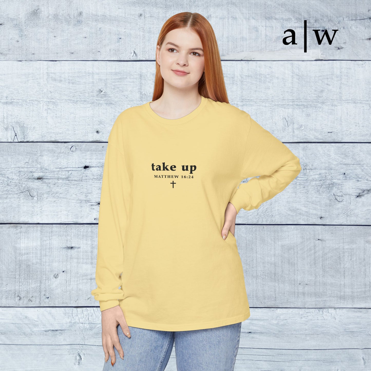 take up (cross back) | long sleeve tee