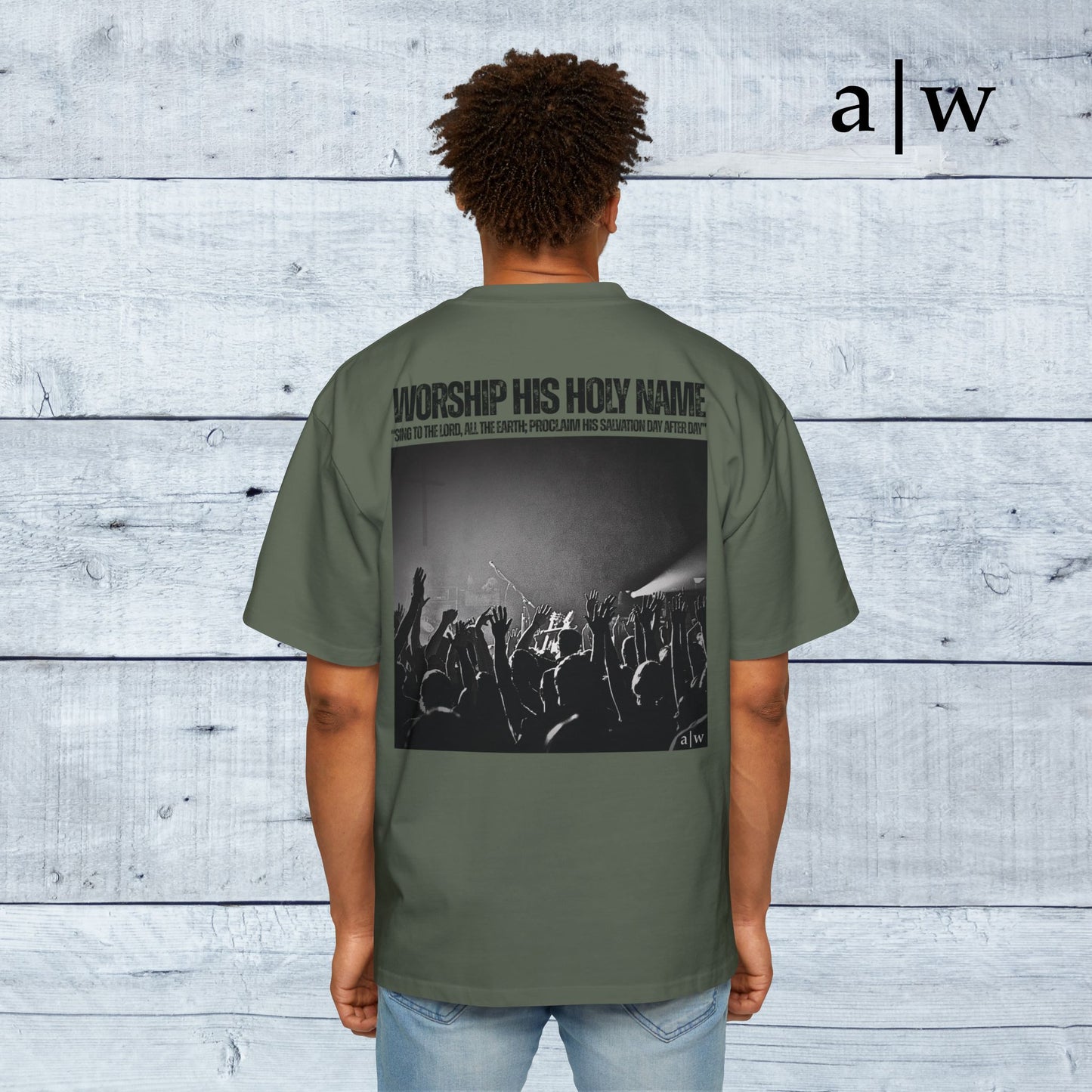 worship | oversized heavy tee