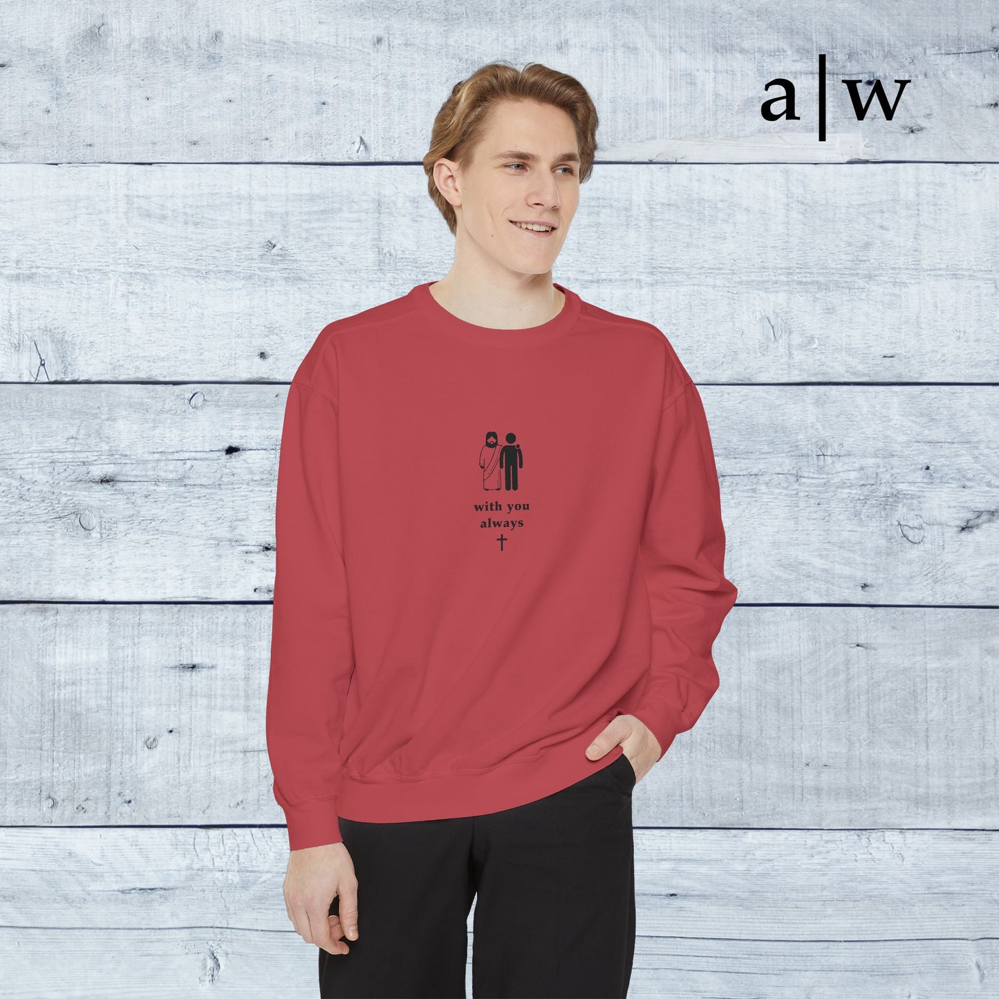 with you always | classic crewneck