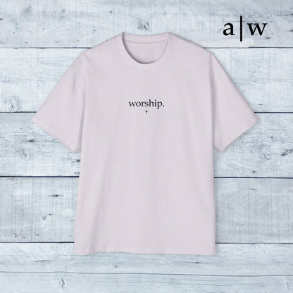worship | oversized heavy tee