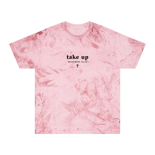 take up (cross back) | color blast tee