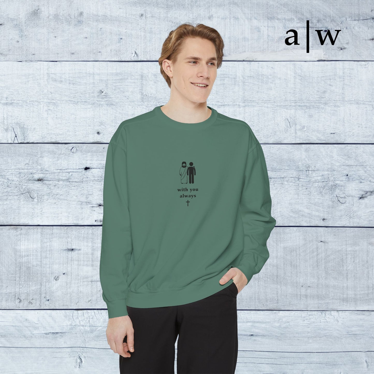 with you always | classic crewneck